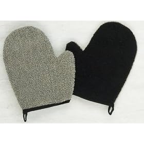 Click here to buy Black Terry and Sisal Exfoliating Glove by SpaCific Essentials Pendergrass Inc..