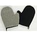 Black Terry & Sisal Exfoliating Glove