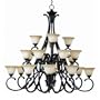 Maxim Lighting 13507WSOI 20 Light Allentown Chandelier, Oil