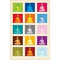 Unframed Posters - Buddha "Pop Art" (24 x 36")