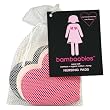 Bamboobies 4 Pair Multi-pack Bamboo Washable Nursing Pads in Lingerie Bag - 
Multi-colors: Hot Pink, Black & Pale Pink