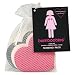 Bamboobies 4 Pair Multi-pack Bamboo Washable Nursing Pads in Lingerie Bag - 
Multi-colors: Hot Pink, Black & Pale Pink