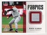 ROGER CLEMENS 2006 Fleer Fabrics Game-Worn JERSEY Card HOUSTON ASTROS Baseball