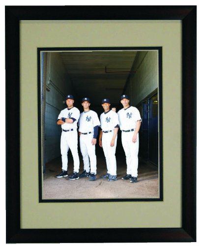 New York Yankee's Core Four- Jeter, Pasada, Pettitte, Rivera Framed 8
