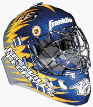 Childrens Toyshop  Sporting Goods : NHL Predators Mini Goalie Mask - Nashville Predators