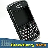 ORIGINAL BLACKBERRY BOLD 9650 OEM FULL BLACK HOUSING COVER WITH KEYPAD