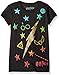 Harry Potter Girls' Big Hp Icon Bolt, Black, M7/8