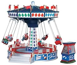 Lemax Carnival Village The Cosmic Swing Animated Table Piece #94956