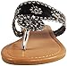 Norty - Womens Rosetta 1 Whip Stitch Flip Flop Sandal