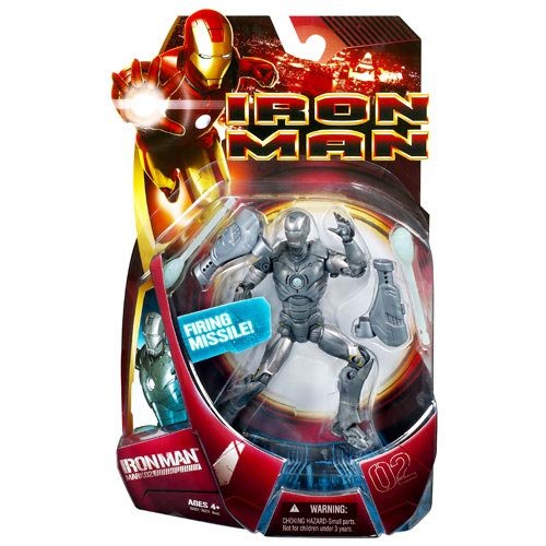 Cheap Iron Man Movie Toy Series 1 Action Figure Iron Man Mark 02