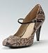 (Parent_T025258W) Autograph Leather Faux Crocodile Skin Court Shoes in Womens Footwear