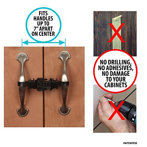 Kiscords Baby Safety Cabinet Locks For Handles Child Safety