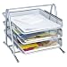 Wedo 065854 Briefablage Office silber Drahtmetall
