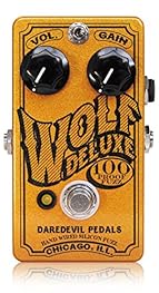 Daredevil Pedals Wold Deluxe オリジナルファズペダル ヴィンテージ小型チューブサウンド！ デアデビルペダルズ ウルフデラックス 国内正規品