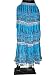 Lady Skirt Blue New Boho Summer Womens Cotton Dress 40"