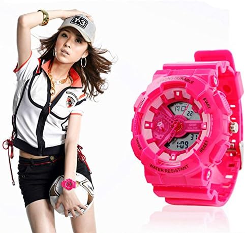 ALPS S-Shock Womens Girls Multi Function Digital LED Quartz Watch Water Resistant Electronic Sport Watches