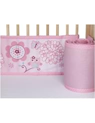 Baby Product: BreathableBaby Breathable Mesh Crib Liner (Pink Owl) - BreathableBaby