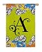 Gablecrest Monogram Silk Reflections Regular Size Flag - A