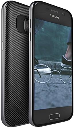 Galaxy S7 Case, Carbon Fiber Look Slim Fit Elegant Thin and Lightweight Case for Samsung Galaxy S7 [Titanium Gray]
