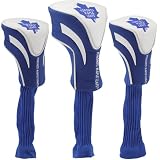 NHL Toronto Maple Leafs 3-Pack Golf Club Headcovers - White