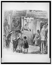 Historic Print (M): On the east side melodrama flaunts its eternal lure
