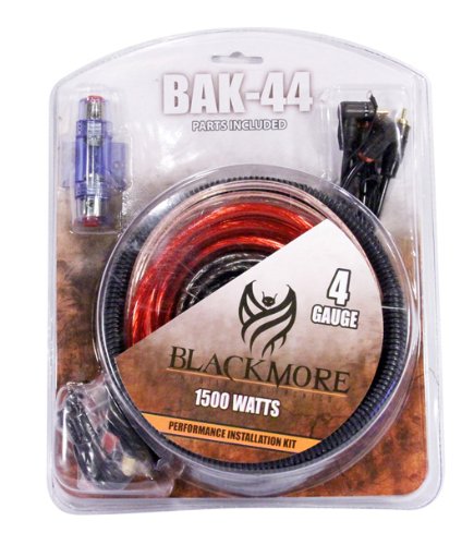 BLACKMORE 4 GAUGE AMP KIT CAR AMPLIFIER KIT BAK-44 [Electronics]