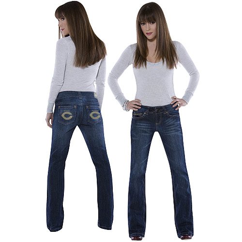 Touch by Alyssa Milano Chicago Bears Signature Denim Jeans (29)