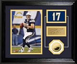 Highland Mint NFL San Diego Chargers Philip Rivers Player Pride Desk Top Photomint