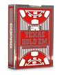 Copag Texas Hold'em Poker Size Dual Index Plastic Playing Cards (Red)