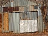 IMAGE OF Shed, Sofala, Historic Gold Mining Town, New South Wales, Australia Stretched Canvas Poster Print by Jochen Schlenker, 24x32