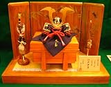 兜飾り 平飾り 五月人形 真多呂 かぶと 竹絵屏風 兜 兜平飾り 甲冑師　光玉　作 g-kou-1