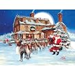 Santa's Tree Trimming Party 1000pc Jigsaw Puzzle by Zolan