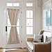 NICETOWN Door Curtain Window Panel - Room Darkening Window Treatment French/Sliding/Patio Door Blind Drapery for Privacy (One Panel, 54