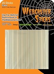 The Shadows Edge 99001 Webcaster Refill Sticks, 20 Count, Clear