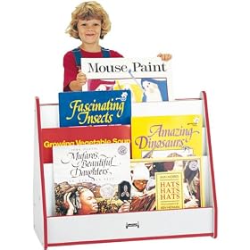 Jonti-Craft 3502JCWW114 Big Book Pick-a-Book Stand, Orange Banding