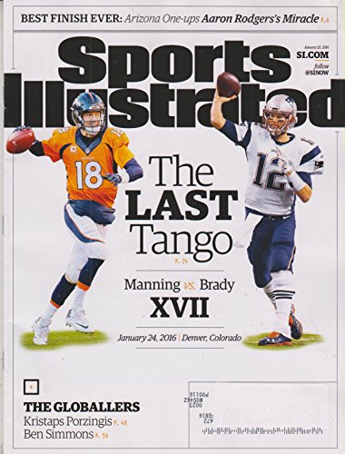 Sports Illustrated January 25, 2016 The Last Tango Manning vs. Brady XVII