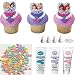 Disney Princess Cakes Cupcakes - 18 Disney Princess Cake Decorating Picks Package - 27 Pieces Total