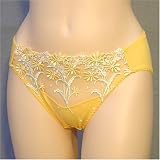 Venus 2 pack $58 Yellow SEXY Lace/MESH Bikini PANTY #8550 sz Small