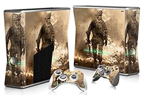 New Game Skin Sticker Decal For XBOX 360 Slim Console + Controller Decal #009