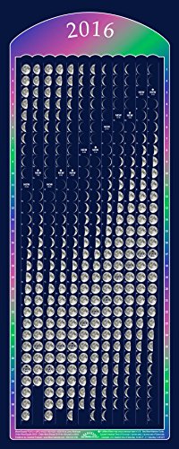 Lunar Calendar 2016, MoonPhases, MoonDazzle