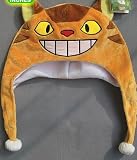 Totoro Cat Bus Fleece Hat (One Size Fits All - Best Fits Medium to Large Adult Heads)IMAGE