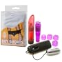 Doc Johnson Boy Shorts Vibrating Panty White Small-Medium Adult Sex Toy Kit