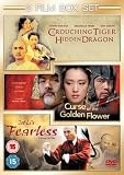 Curse of The Golden Flower / Fearless / Crouching Tiger, Hidden Dragon [DVD]