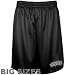 Majestic San Antonio Spurs Black Big Sizes NBA Mesh Shorts