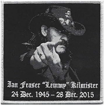 Motörhead - Lemmy - Black Memorial Patch
