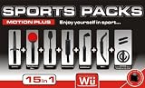 GreyMobiles 15 IN 1 SPORTS RESORT ACCESSORY PACK For Nintendo Wii Remote (BLACK EDITION - COMPATIBLE WITH AND WITHOUT WII MOTION PLUS)