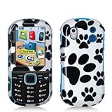 Dog Paw Design Crystal Hard Skin Case Cover for Samsung Intensity 2 II U460 ....
