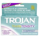 Trojan Thintensity Lubricated: 12-Pack of Condoms