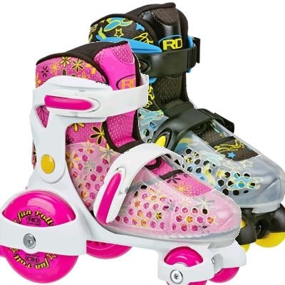 Roller Derby Girl's Fun Roll Adjustable Roller Skate