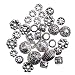 Assorted Spacer Cast Beads, 40 Pc/Pkg